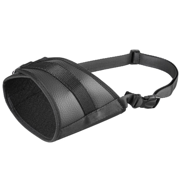 Blovi Eco Leather Muzzle – Solid Adjustable Design, Durable and Comfortable Fit