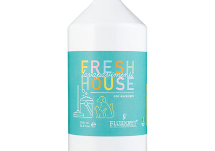 FluidoPet Fresh House Floor Cleaner 1L – Natural Oil-Based Liquid, Cleans and Disinfects Floors
