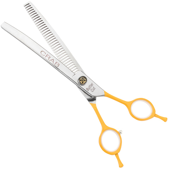 Geib Crab Curved Chunker Scissors – 7.5 Inch, 35-Tooth Single-Sided Thinning Tool