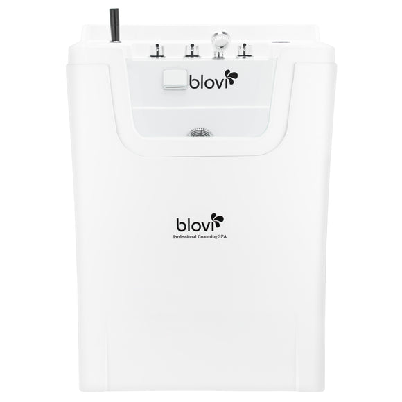 Blovi Professional Grooming SPA Ozone Bathtub – Milky Micro Bubble Hydromassage, 75x66x98cm, White