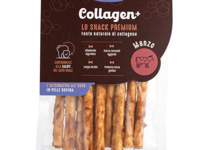 Record Collagen+ Premium Snack – Collagen-Rich Chew Treats, Small Dog Size, High Protein