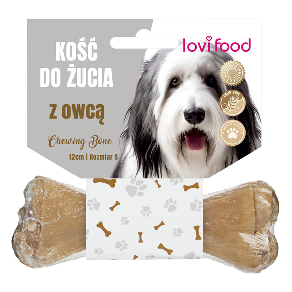 Lovi Food Chewing Bone Set – 12cm Durable Treat Bones, 2 Pack, 6x 55g Each