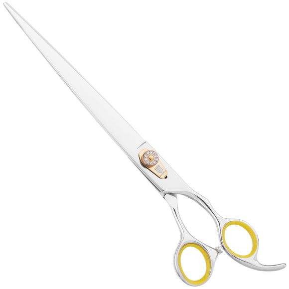 Jargem Strong Straight Grooming Scissors 8.5in – Long Offset Blades, Precision Cutting