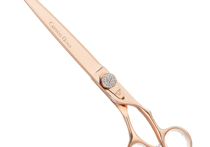 Geib Crystal Gold Straight Grooming Scissors – 7.5in Japanese Stainless Steel, Professional Quality