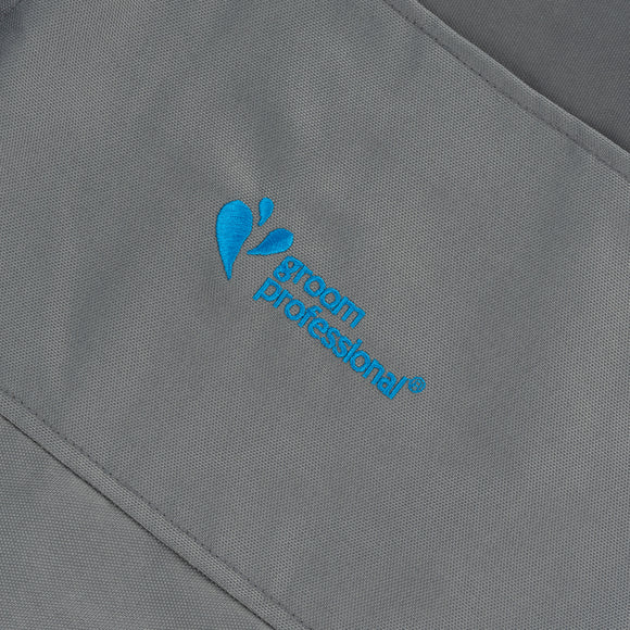 Groom Professional Grazia Grooming Apron – Waterproof, Durable Design in Black