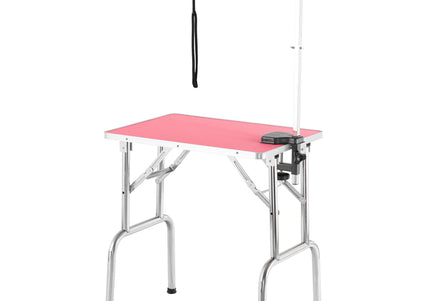 Blovi Small Trimming Table 70x48cm – Black, Stable Surface with Extension Arm
