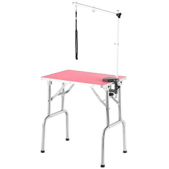 Blovi Small Trimming Table 70x48cm – Black, Stable Surface with Extension Arm