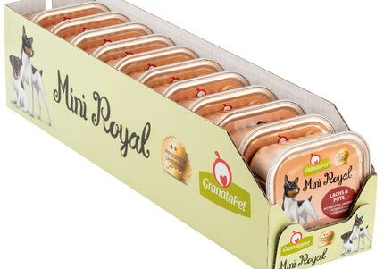 GranataPet Mini Royal Salmon & Turkey Wet Food – Grain-Free, Premium Small Breed Recipe, 150g