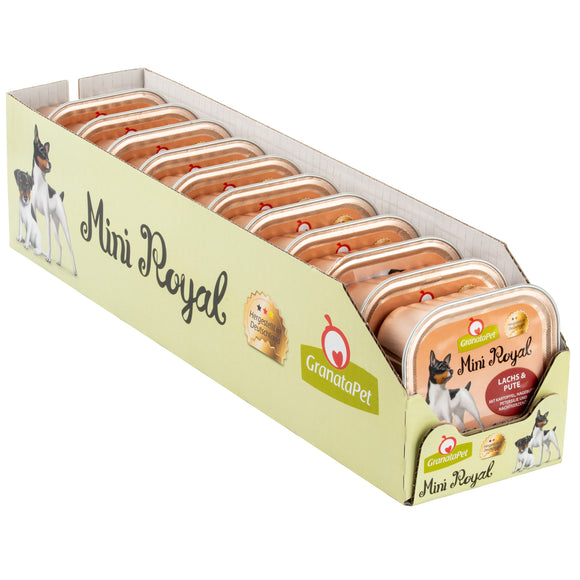 GranataPet Mini Royal Salmon & Turkey Wet Food – Grain-Free, Premium Small Breed Recipe, 150g