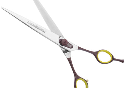 Geib Avanti Comfort Plus EH 8.5" Straight Scissors – Curved Handle, Micro-Bevel Edge, Professional Quality