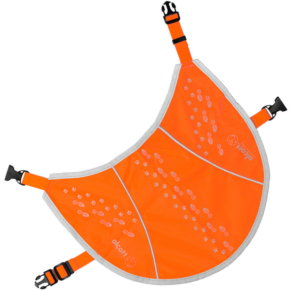 Alcott Visibility Vest Neon Orange – Reflective Safety Dog Jacket, Medium Size, Lightweight Design