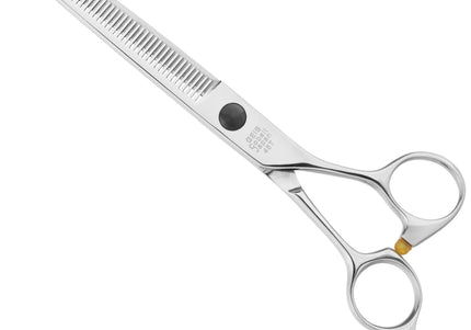 Geib Superstar Straight Blender 6.5" – Japanese Steel, 42-Tooth Single-Sided Thinning Shears