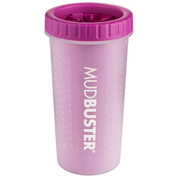 Dexas Mudbuster Paw Cleaner Large – Silicone Cleaning Cup, Size L, Fuchsia, Gentle and Effective