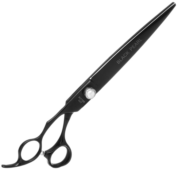 Geib Black Pearl Lefty Scissors Set – 8.5in Japanese Cobalt Steel, 3-Piece Professional Kit