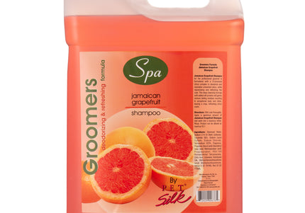 Pet Silk Spa Formula Jamaican Grapefruit Shampoo – Deodorizing Citrus Scent, Concentrate 1:16, 9.5L