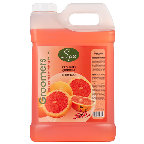 Pet Silk Spa Formula Jamaican Grapefruit Shampoo – Deodorizing Citrus Scent, Concentrate 1:16, 9.5L