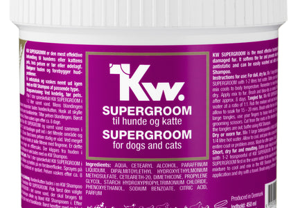 KW Super Groom Intensive Treatment 450ml – Nourishing Formula for Dry and Damaged Fur
