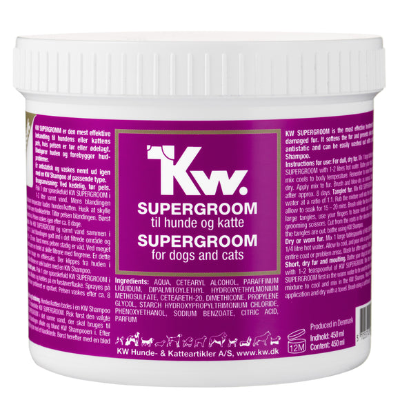 KW Super Groom Intensive Treatment 450ml – Nourishing Formula for Dry and Damaged Fur