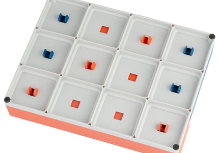 Pawzler Interactive Dog Puzzle Rainbow Set – Modular Enrichment Toy, 8-Piece Colorful Design