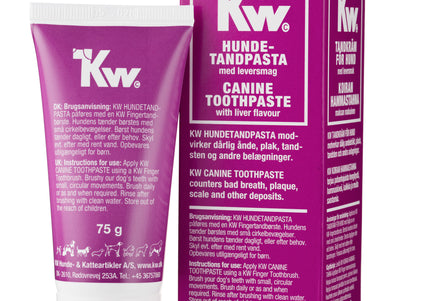 KW Canine Toothpaste 75g – Chlorhexidine Formula, Effective Oral Hygiene Paste