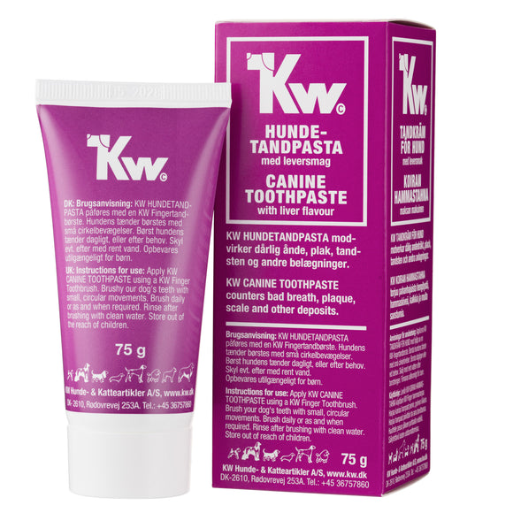 KW Canine Toothpaste 75g – Chlorhexidine Formula, Effective Oral Hygiene Paste