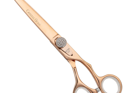 Geib Crystal Gold Grooming Scissors Set – 7.5" Straight and 36T Thinning, Japanese Stainless Steel