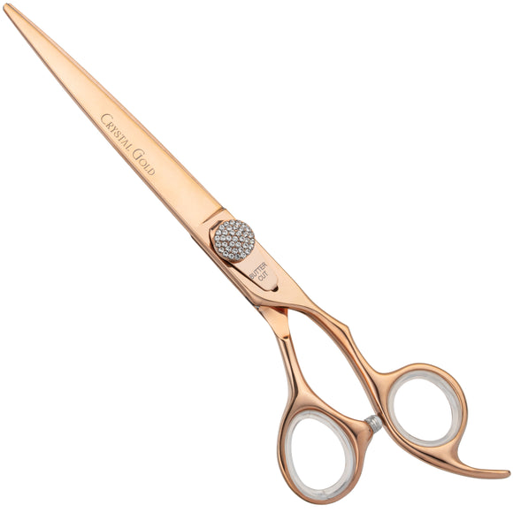 Geib Crystal Gold Grooming Scissors Set – 7.5" Straight and 36T Thinning, Japanese Stainless Steel