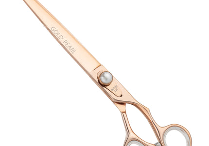 Geib Gold Pearl Straight Grooming Scissors – 8.5in Japanese Steel, Professional Quality