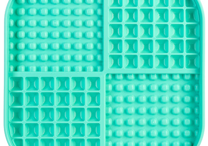 LickiMat Slomo XL Black Licking Mat – Hard Textured Design, Engaging Slow Feeder for Medium and Large Breeds