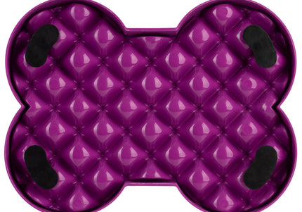 LickiMat Slodog Small Slow Eating Bowl – Black Non-Slip Licking Tray, Promotes Healthy Feeding