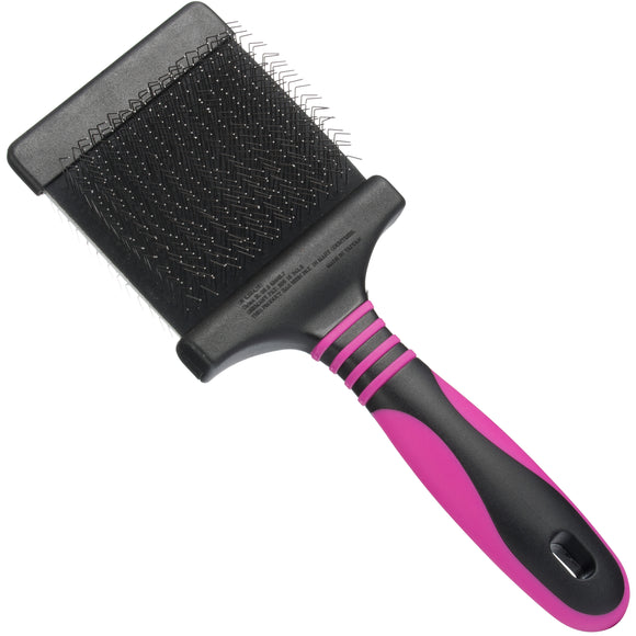 Blovi Large Duo Flex Slicker Brush – Double-Sided Flexible Grooming Tool, Large Size