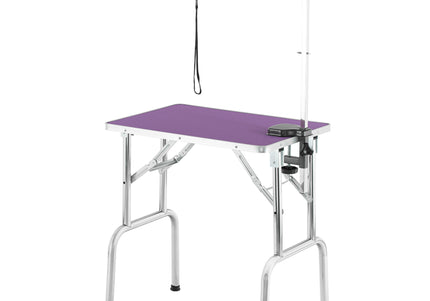 Blovi Small Trimming Table 70x48cm – Black, Stable Surface with Extension Arm