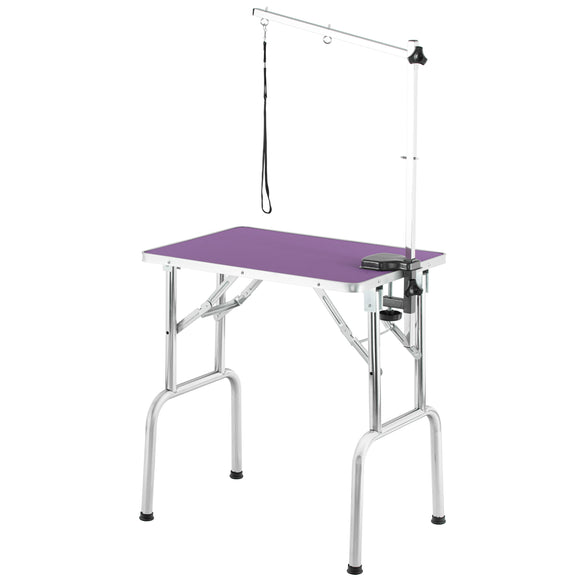 Blovi Small Trimming Table 70x48cm – Black, Stable Surface with Extension Arm