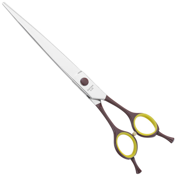 Geib Avanti Comfort Plus EH 8.5" Straight Scissors – Curved Handle, Micro-Bevel Edge, Professional Quality