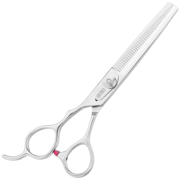 Geib Gator Lefty Thinning Shears 6.5" – Japanese Stainless Steel, 40 Teeth, Ergonomic Design
