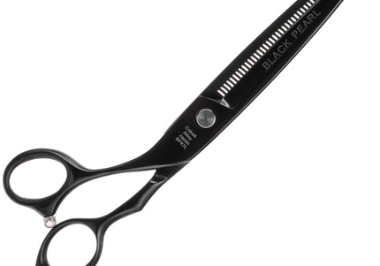 Geib Black Pearl Lefty Blender 7.5" – Single-Sided Thinning Shears, 47 Teeth, Ergonomic Design