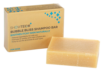 Show Tech Bubble Bliss Shampoo Bar 90g – Gentle Solid Cleanser with Moisturizing Formula