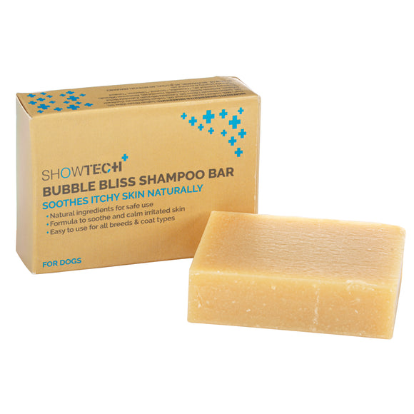 Show Tech Bubble Bliss Shampoo Bar 90g – Gentle Solid Cleanser with Moisturizing Formula