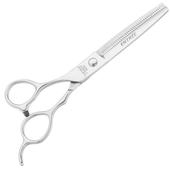 Geib Entree Lefty Thinner 6.5" – Japanese Steel, 40-Tooth Left-Handed Thinning Shears