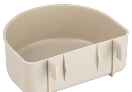 Flamingo Feeding and Drinking Bowl 300ml – Durable Plastic Design, Compact for Cages and Carriers