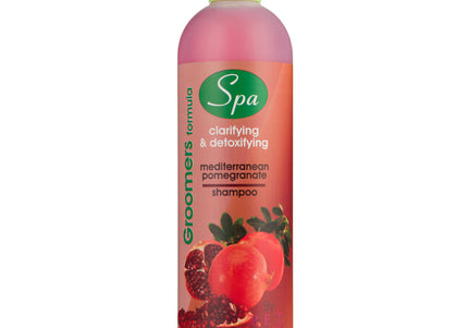 Pet Silk Spa Formula Mediterranean Pomegranate Shampoo – Nourishing Deep Cleansing Concentrate, 1:16 Dilution, Invigorating Scent