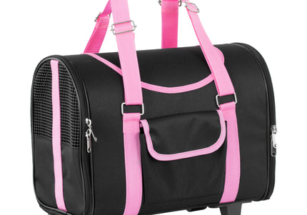 Record Borsa Trolley Rigid Fabric Carrier – Wheeled Mobile Pet Transport, 42x22x35cm