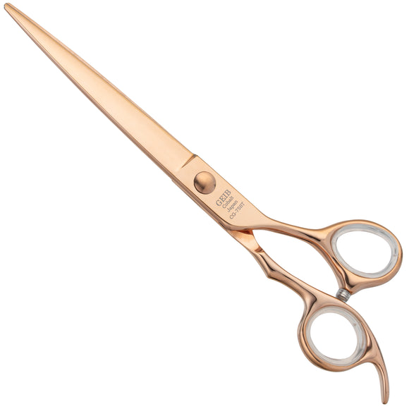 Geib Crystal Gold Straight Grooming Scissors – 7.5in Japanese Stainless Steel, Professional Quality