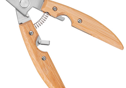 Bamboo Groom Nail Clippers – Eco-Friendly Bamboo Handle, Precision Stainless Steel Blades