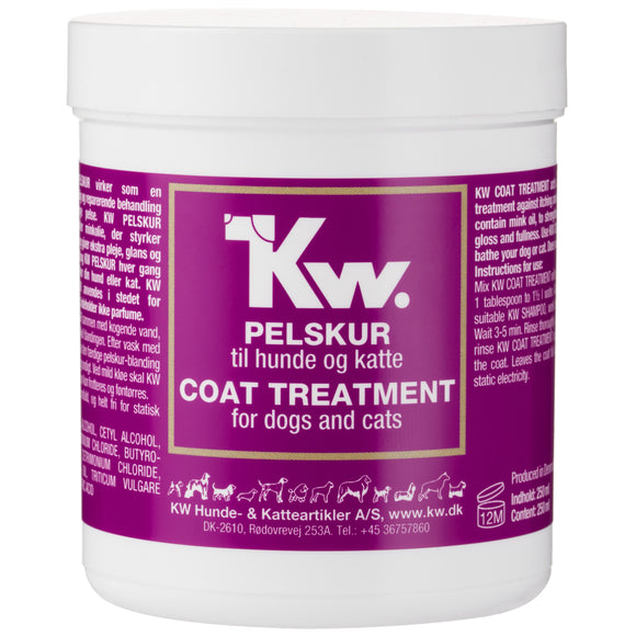 KW Coat Treatment 250ml – Concentrated Regenerating Formula with Mink Oil, Enhances Coat and Skin