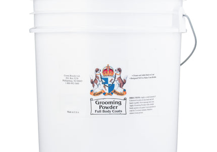 Crown Royale Grooming Powder Full Body – Volumizing Powder for Thick Coats, 13.6 kg Bulk Size