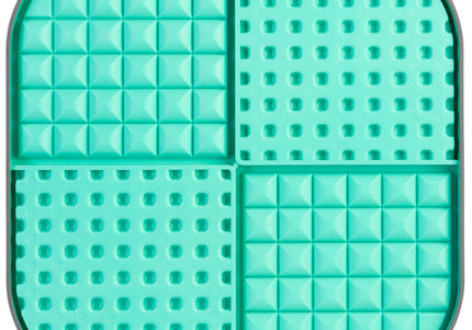 LickiMat Slomo XL Black Licking Mat – Hard Textured Design, Engaging Slow Feeder for Medium and Large Breeds