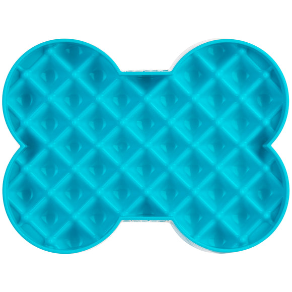 LickiMat Slodog Small Slow Eating Bowl – Black Non-Slip Licking Tray, Promotes Healthy Feeding