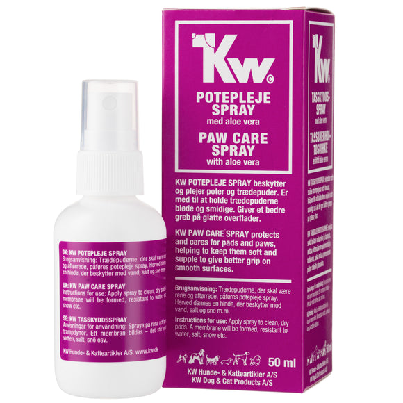 KW Paw Care Spray 50ml – Protective Wax Formula with Aloe, Nourishing Paw Treatment