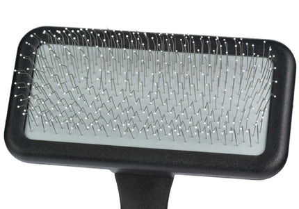 Blovi Medium Ball Pin Slicker Brush – Soft Safety Pin Design, Gentle Detangling